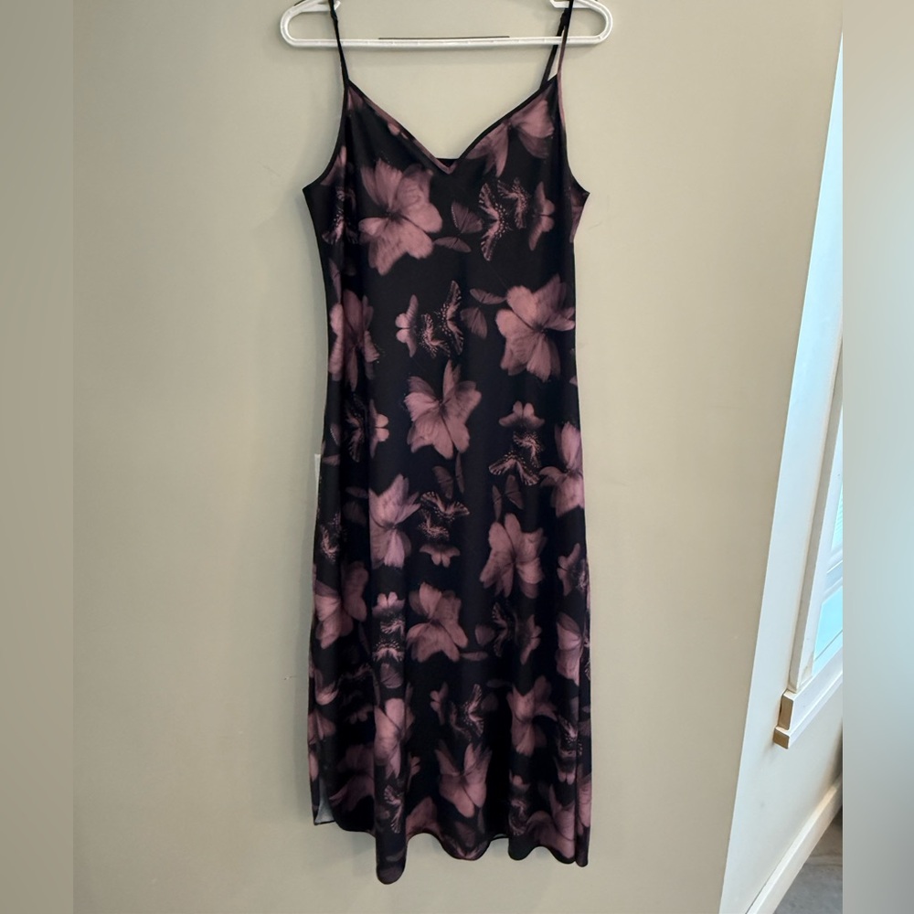 All Saints Black and Purple Dress